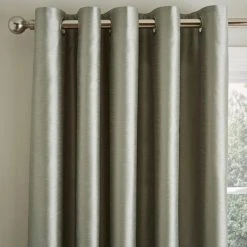 Montana Sage Eyelet Curtains