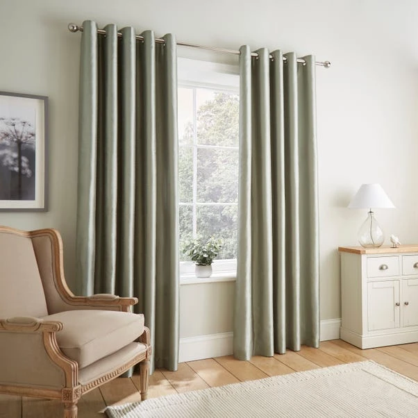 Montana Sage Eyelet Curtains 4 Montana Sage Eyelet Curtains - Image 2