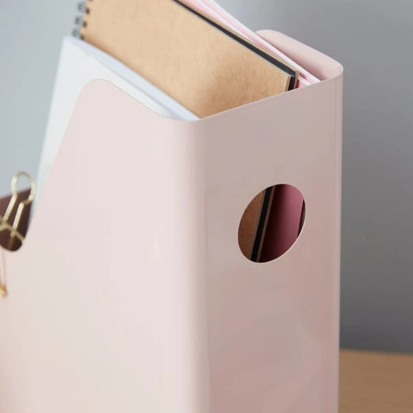 Elements Steel Magazine Holder Peach Blush 5 Elements Steel Magazine Holder Peach Blush - Image 3