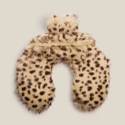 Dunelm Faux Fur Cheetah Neck Hot Water Bottle -Dunelm Sales Store 30771913 alt02