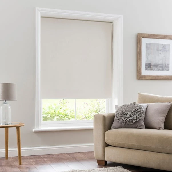 Dunelm Natural Blackout Easy-Stick Roller Blind 3 Dunelm Natural Blackout Easy-Stick Roller Blind
