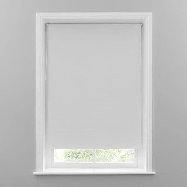 Dunelm White Blackout Easy-Stick Roller Blind 4 Dunelm White Blackout Easy-Stick Roller Blind - Image 2