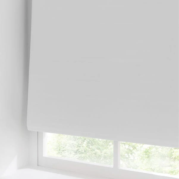 Dunelm White Blackout Easy-Stick Roller Blind 5 Dunelm White Blackout Easy-Stick Roller Blind - Image 3