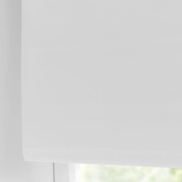Dunelm White Blackout Easy-Stick Roller Blind 7 Dunelm White Blackout Easy-Stick Roller Blind - Image 5