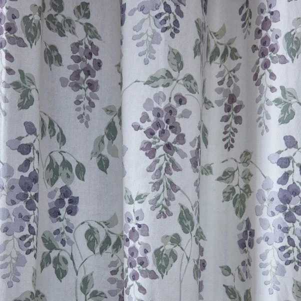 Dunelm Wisteria Mauve Eyelet Curtains 5 Dunelm Wisteria Mauve Eyelet Curtains - Image 3