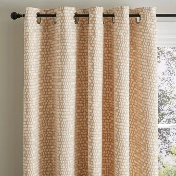 Dunelm Cobble Stripe Eyelet Curtains 3 Dunelm Cobble Stripe Eyelet Curtains