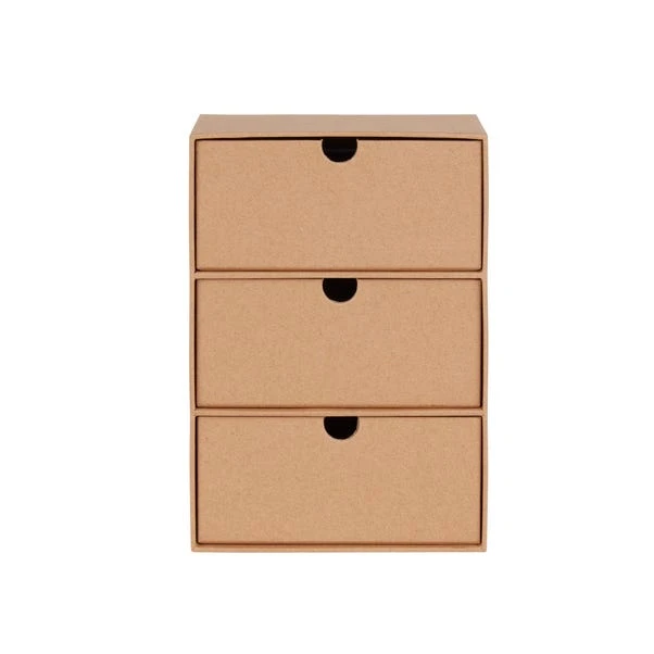 Dunelm Kraft Stationery Drawers 4 Dunelm Kraft Stationery Drawers - Image 2