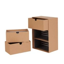 Dunelm Kraft Stationery Drawers 10 Dunelm Kraft Stationery Drawers -Dunelm Sales Store 30772737 alt03