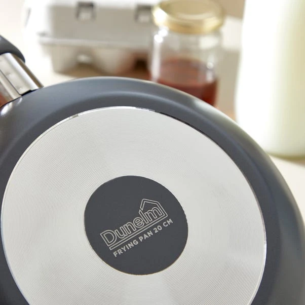 Dunelm Set Of 2 Grey Frying Pans 5 Dunelm Set Of 2 Grey Frying Pans - Image 3