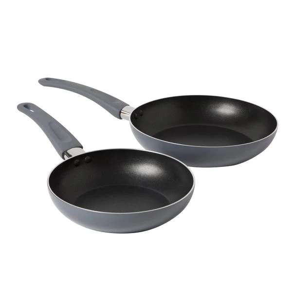 Dunelm Set Of 2 Grey Frying Pans 6 Dunelm Set Of 2 Grey Frying Pans - Image 4