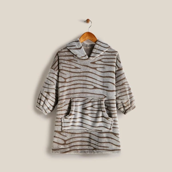 Dunelm Tao The Tiger Kids Oversized Blanket Hoodie 4 Dunelm Tao The Tiger Kids Oversized Blanket Hoodie - Image 2