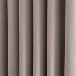 Dunelm Luna Brushed Pebble Blackout Eyelet Door Curtain 9 Dunelm Luna Brushed Pebble Blackout Eyelet Door Curtain -Dunelm Sales Store 30778534 alt02