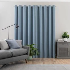 Dunelm Montreal Ultra Blackout Ashley Blue Eyelet Curtains 11 Dunelm Montreal Ultra Blackout Ashley Blue Eyelet Curtains -Dunelm Sales Store 30778546 alt04