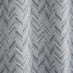 Dunelm Chevron Printed Grey Blackout Eyelet Curtains 9 Dunelm Chevron Printed Grey Blackout Eyelet Curtains -Dunelm Sales Store 30779255 alt02