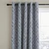 Dunelm Chevron Printed Navy Blackout Eyelet Curtains 2 Dunelm Chevron Printed Navy Blackout Eyelet Curtains -Dunelm Sales Store 30779281