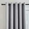 Dunelm Berlin Thermal Blackout Grey Eyelet Door Curtain 1 Dunelm Berlin Thermal Blackout Grey Eyelet Door Curtain -Dunelm Sales Store 30779724