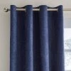 Dunelm Ensley Chenille Thermal Luxe Navy Eyelet Curtains 2 Dunelm Ensley Chenille Thermal Luxe Navy Eyelet Curtains -Dunelm Sales Store 30779746