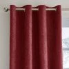 Dunelm Ensley Chenille Thermal Red Eyelet Curtains 2 Dunelm Ensley Chenille Thermal Red Eyelet Curtains -Dunelm Sales Store 30779782