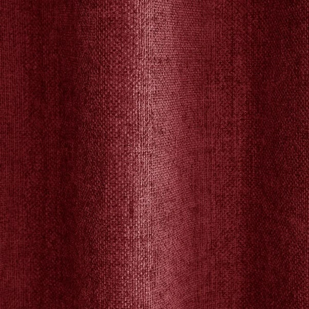 Dunelm Ensley Chenille Thermal Red Eyelet Curtains 5 Dunelm Ensley Chenille Thermal Red Eyelet Curtains - Image 3