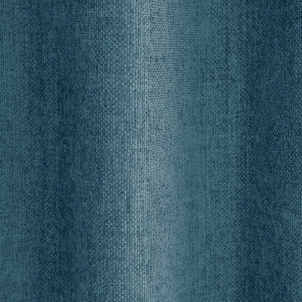 Dunelm Ensley Chenille Thermal Peacock Eyelet Curtains 5 Dunelm Ensley Chenille Thermal Peacock Eyelet Curtains - Image 3