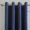 Dunelm Ensley Chenille Luxe Navy Eyelet Door Curtain 1 Dunelm Ensley Chenille Luxe Navy Eyelet Door Curtain -Dunelm Sales Store 30779938