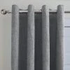 Dunelm Ensley Chenille Dove Grey Eyelet Door Curtain 1 Dunelm Ensley Chenille Dove Grey Eyelet Door Curtain -Dunelm Sales Store 30779939