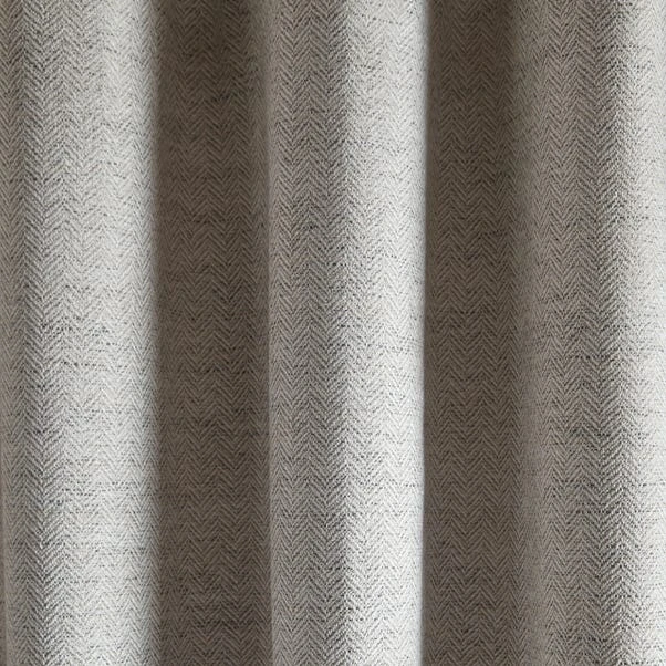 Churchgate Swithland Herringbone White Eyelet Curtains 5 Churchgate Swithland Herringbone White Eyelet Curtains - Image 3