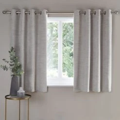 Churchgate Swithland Herringbone White Eyelet Curtains 13 Churchgate Swithland Herringbone White Eyelet Curtains -Dunelm Sales Store 30780429 alt05