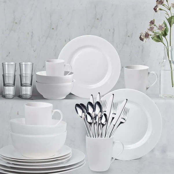 Dunelm Composite 36 Piece Dinner Set 3 Dunelm Composite 36 Piece Dinner Set