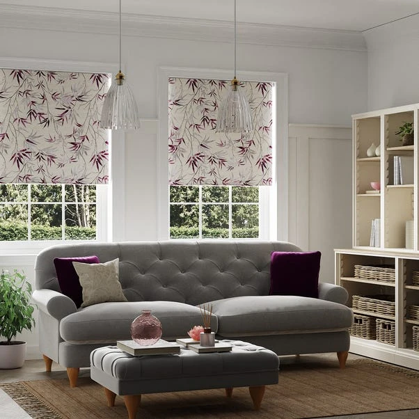 Dunelm Akina Plum Blackout Roller Blind 3 Dunelm Akina Plum Blackout Roller Blind