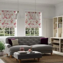 Dunelm Akina Red Blackout Roller Blind