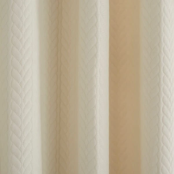 Dunelm Pinsonic Plait Ivory Eyelet Curtains 5 Dunelm Pinsonic Plait Ivory Eyelet Curtains - Image 3