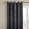 Dunelm Pearl Print Black Eyelet Curtains -Dunelm Sales Store 30788746
