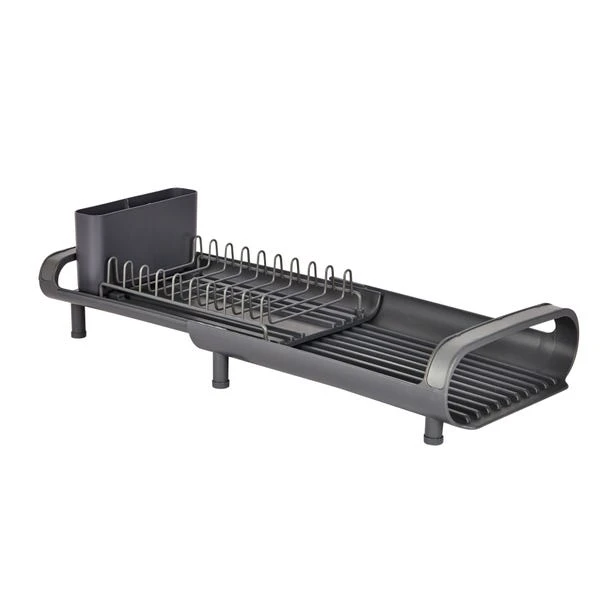 Dunelm Compact Extendable Dish Drainer Grey 6 Dunelm Compact Extendable Dish Drainer Grey - Image 4