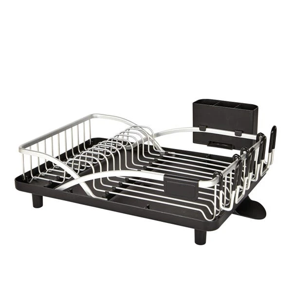 Dunelm Multi-Functional Dish Drainer Black 4 Dunelm Multi-Functional Dish Drainer Black - Image 2