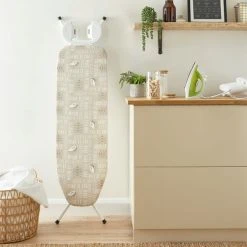 Dunelm Ironing Board With Laundry Rules Print