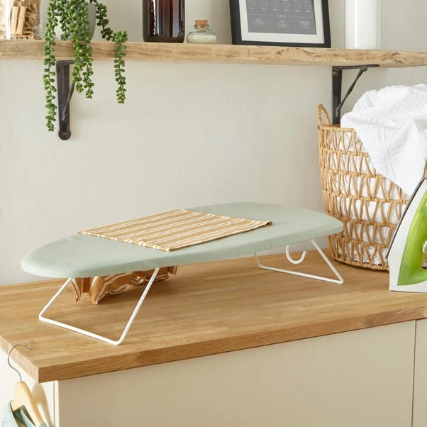 Dunelm Sage Table Top Ironing Board 34cm X 75cm 3 Dunelm Sage Table Top Ironing Board 34cm X 75cm