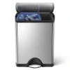 Simplehuman 46 Litre Dual Compartment Pedal Bin 1 Simplehuman 46 Litre Dual Compartment Pedal Bin -Dunelm Sales Store 30791931
