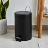 Dunelm Black 3 Litre Bathroom Bin -Dunelm Sales Store 30794119