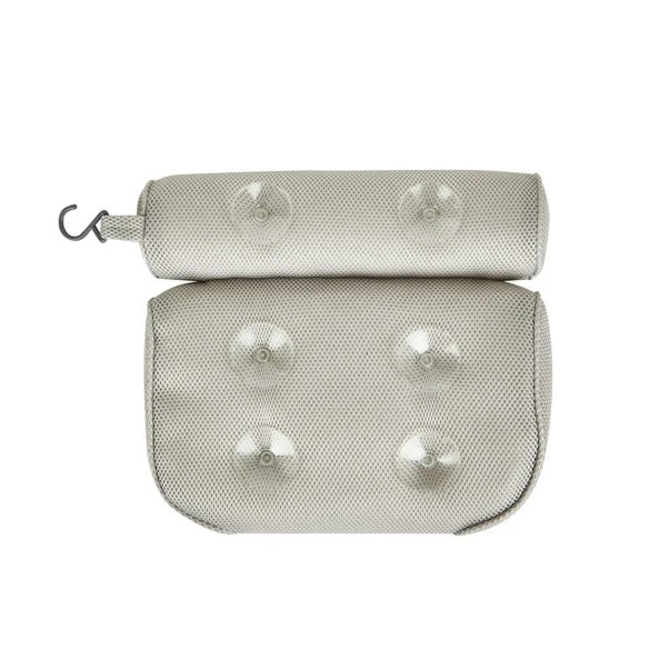 Dunelm Luxury Bath Pillow Silver 6 Dunelm Luxury Bath Pillow Silver - Image 4