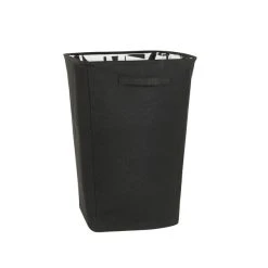 Elements Leaves Black Laundry Basket -Dunelm Sales Store 30794472 alt02