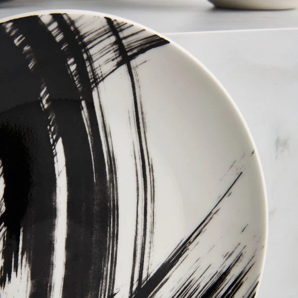 Dunelm Abstract Brushstroke 12 Piece Dinner Set 4 Dunelm Abstract Brushstroke 12 Piece Dinner Set - Image 2