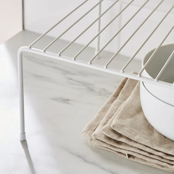 Dunelm White Wire Shelf 4 Dunelm White Wire Shelf - Image 2