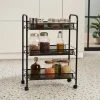 Dunelm Black Mesh 3 Tier Storage Trolley 2 Dunelm Black Mesh 3 Tier Storage Trolley -Dunelm Sales Store 30795874