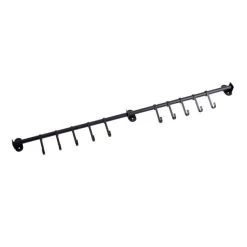 Dunelm Pack Of 10 Matte Black Rail Hooks 7 Dunelm Pack Of 10 Matte Black Rail Hooks -Dunelm Sales Store 30795878 alt02