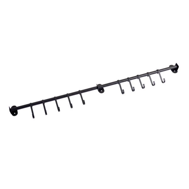 Dunelm Pack Of 10 Matte Black Rail Hooks 5 Dunelm Pack Of 10 Matte Black Rail Hooks - Image 3