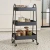 Dunelm Grey 3 Tier Metal Trolley 1 Dunelm Grey 3 Tier Metal Trolley -Dunelm Sales Store 30795886