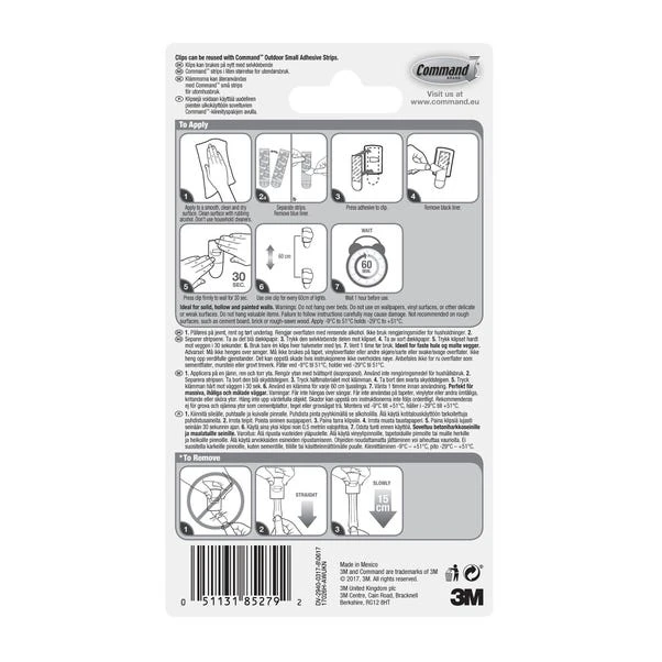 3M Command Command Outdoor Decorating Clips 4 3M Command Command Outdoor Decorating Clips - Image 2