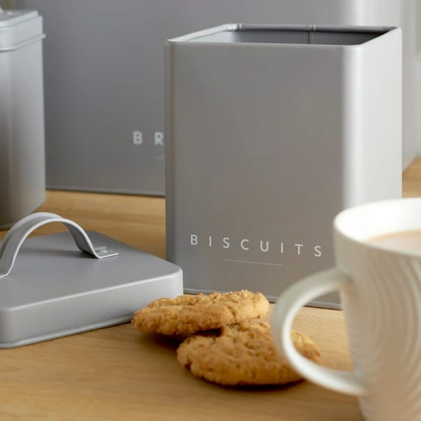 Dunelm 5 Piece Kitchen Storage Set Grey 4 Dunelm 5 Piece Kitchen Storage Set Grey - Image 2