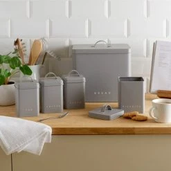Dunelm 5 Piece Kitchen Storage Set Grey 9 Dunelm 5 Piece Kitchen Storage Set Grey -Dunelm Sales Store 30796300 alt03